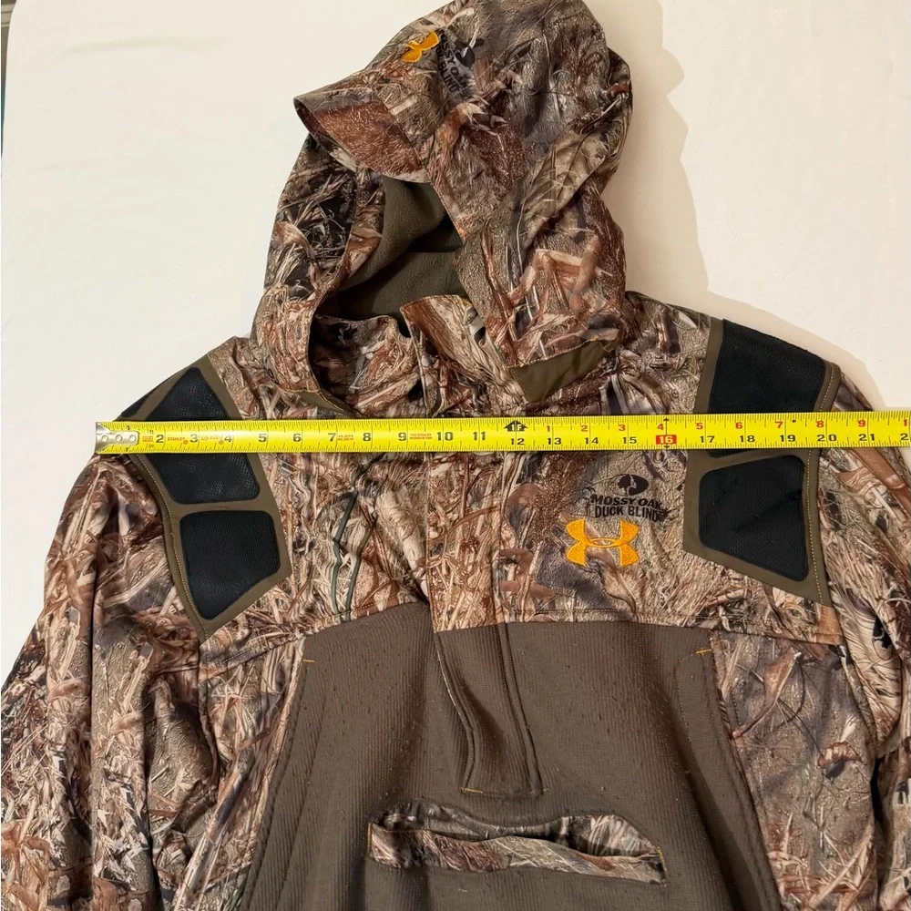 Men’s Under Armour Mossy Oak Duck Blind Skyscraper Hoodie Sz 2XL‎